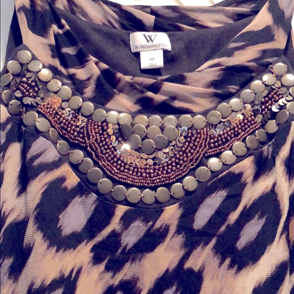 Leopard blouse - Picture 2 of 2